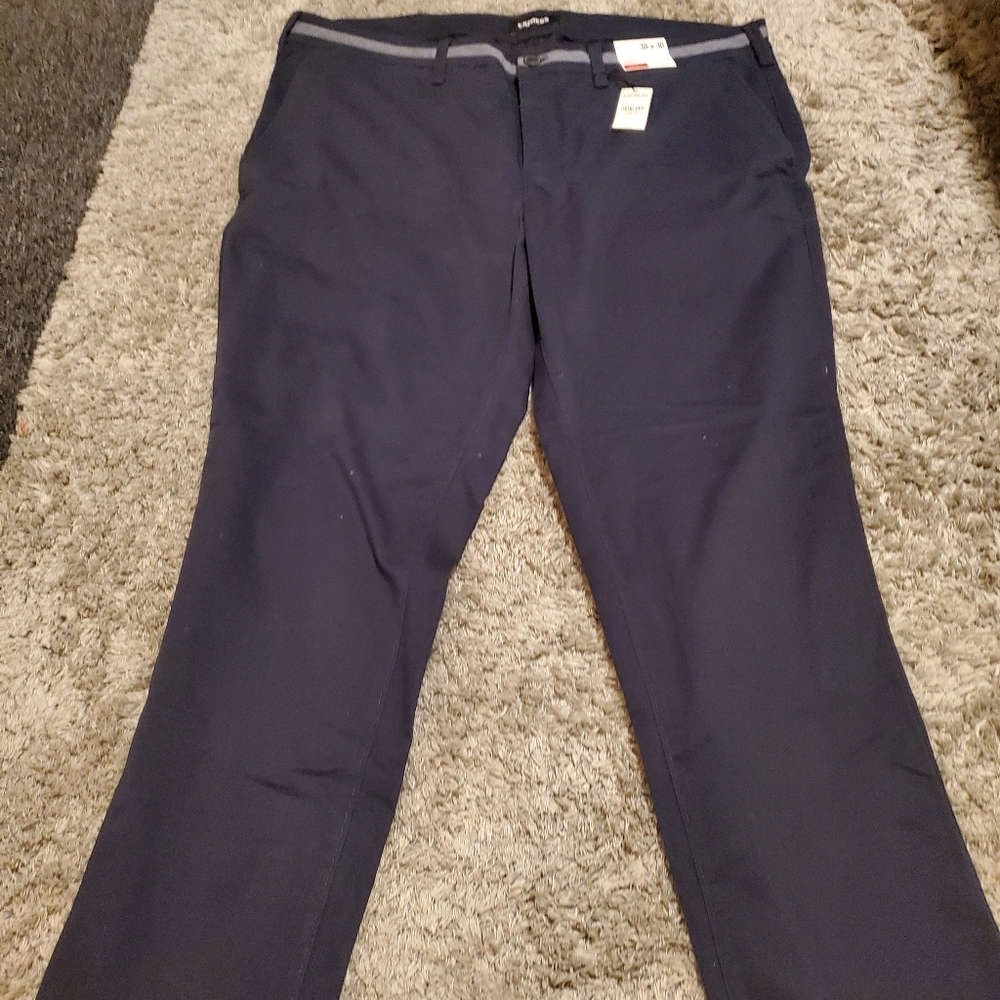 Express Men's blue skinny pants NWT